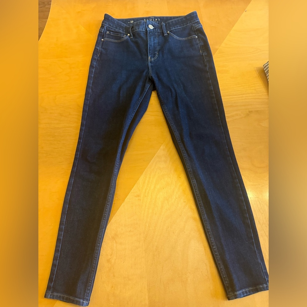 White House Black Market Midnight Blue Skinny Jeans